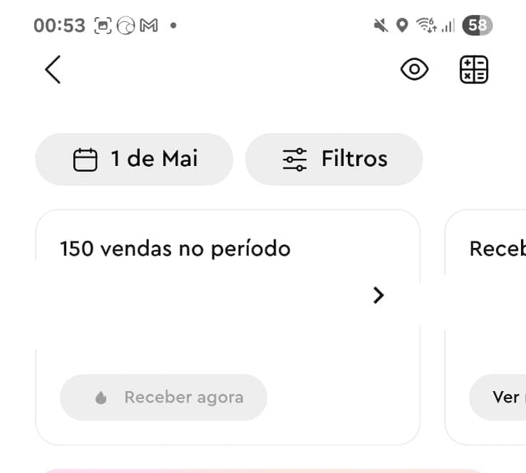 Print do painel: 150 vendas — em 1 de Maio